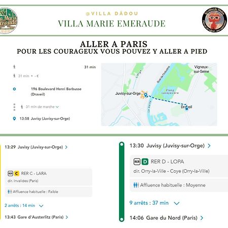 Luxury Villa Marie Emeraude Paris Orly Jacuzzi Draveil Dış mekan fotoğraf